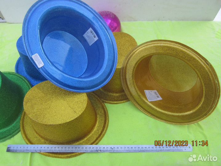 Шляпа карнавальная -6шт- одним лотом