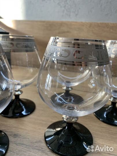 Бокалы для коньяка богемия