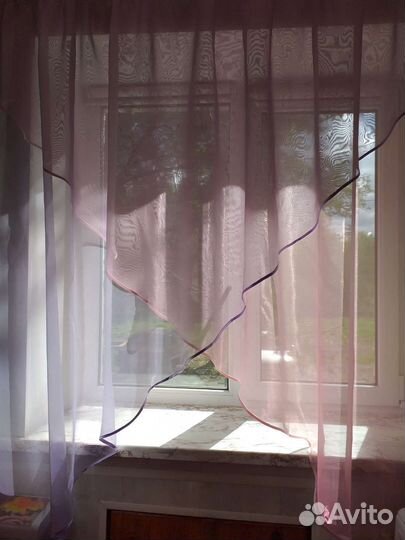 Шторы тюль для кухни