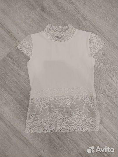 Блузка белая 122