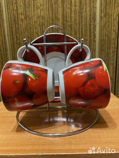 Чайная пара на подставке