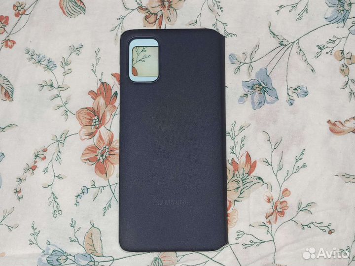 Чехол книжка на samsung a71 (оригинал) магнитный