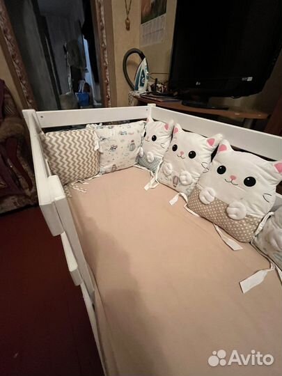 Бортики в детскую кроватку