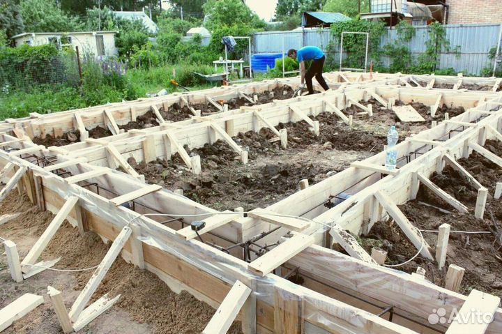 Фундамент под ключ, ремонт фундамента, монтаж свай