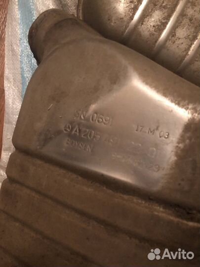 Глушитель Mercedes W205