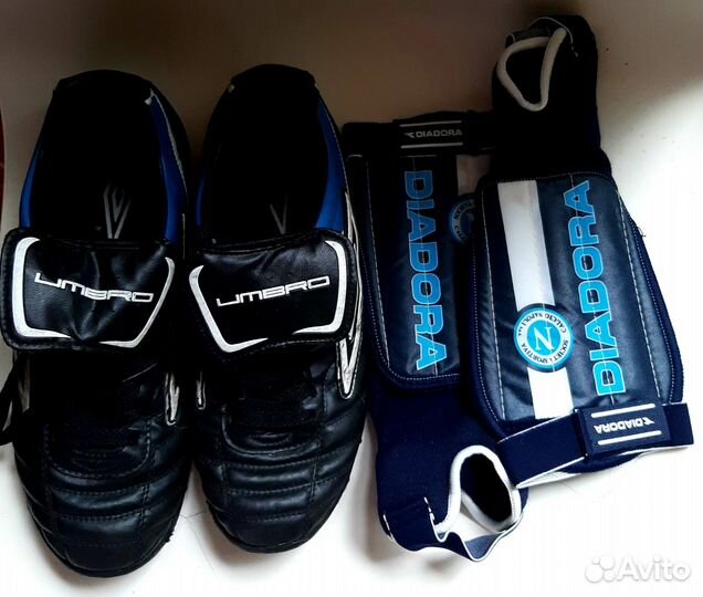 Бутсы и защита Umbro, Diadora. Оригинал.41