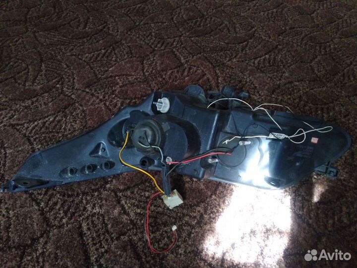 Тюнинг фара ангельские глазки, правая, citroen c4