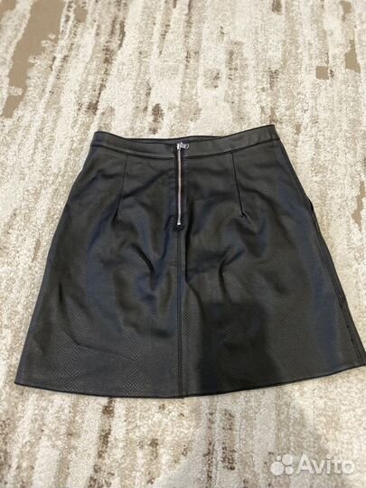 Юбка экокожа