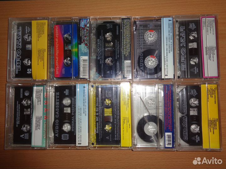 MCs Аудиокассеты с записью фирменные