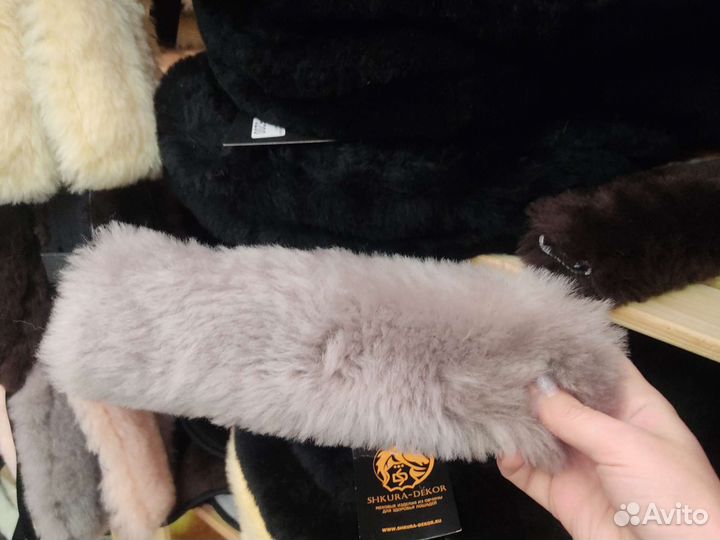 Мех на уздечку чулком