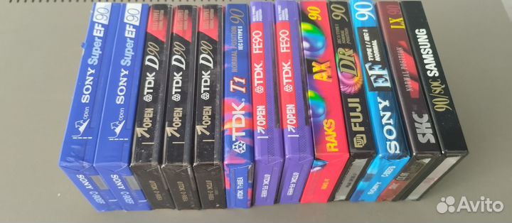 Аудиокассеты новые запечатанные