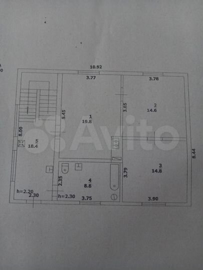 Дом 153 м² на участке 10 сот.