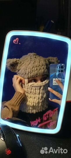 Шапка балаклава с ушками