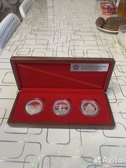 Подарочный набор серебряных монет