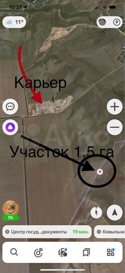 Участок 1,5 га (промназначения)