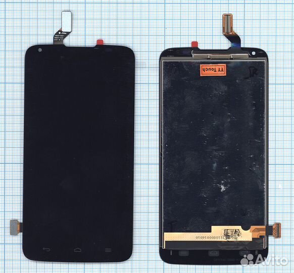 Дисплей для Huawei Ascend G710 черный