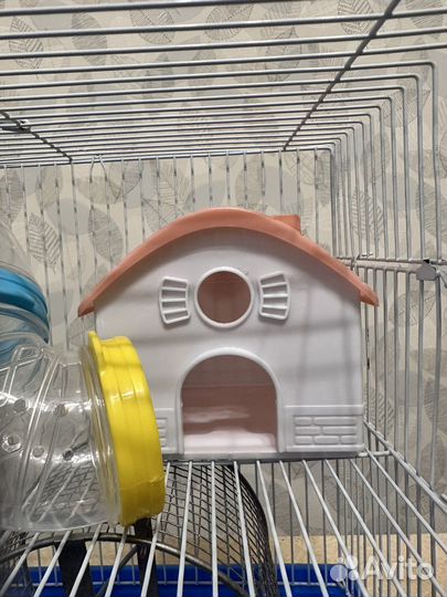 Клетка для хомяка с трубами, прогулочный шар