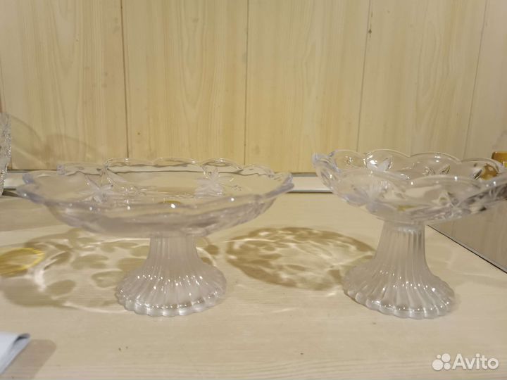 Ваза хрусталь СССР. Вазы японское стекло