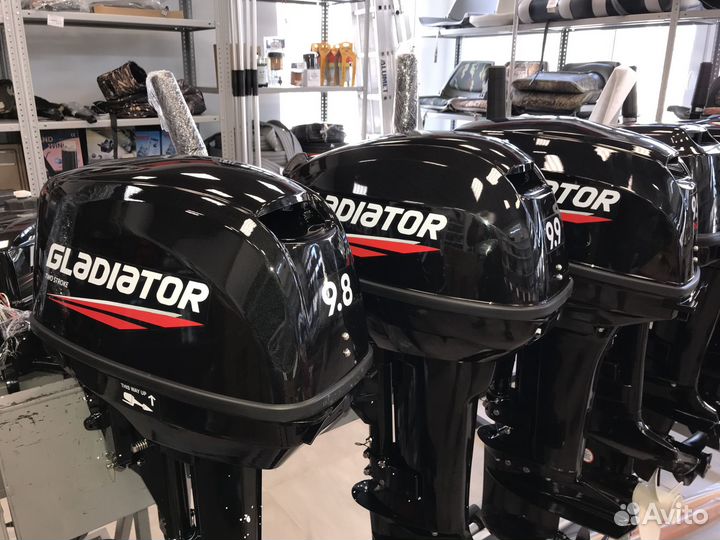 Лодочный мотор gladiator G9.8FHS