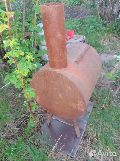 Печь буржуйка для дачи или гаража бу