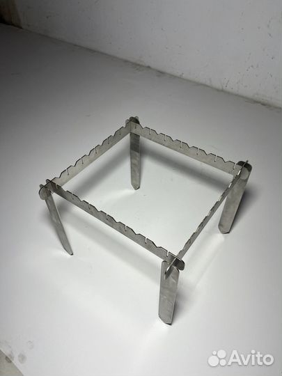 Таганок походный подставка для шашлыков и котелка