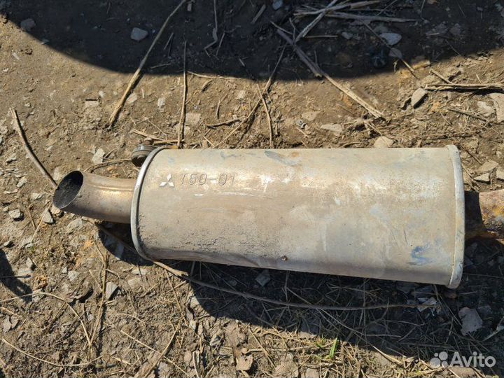 Глушитель в сборе Mitsubishi Pajero 3 3.5 2001