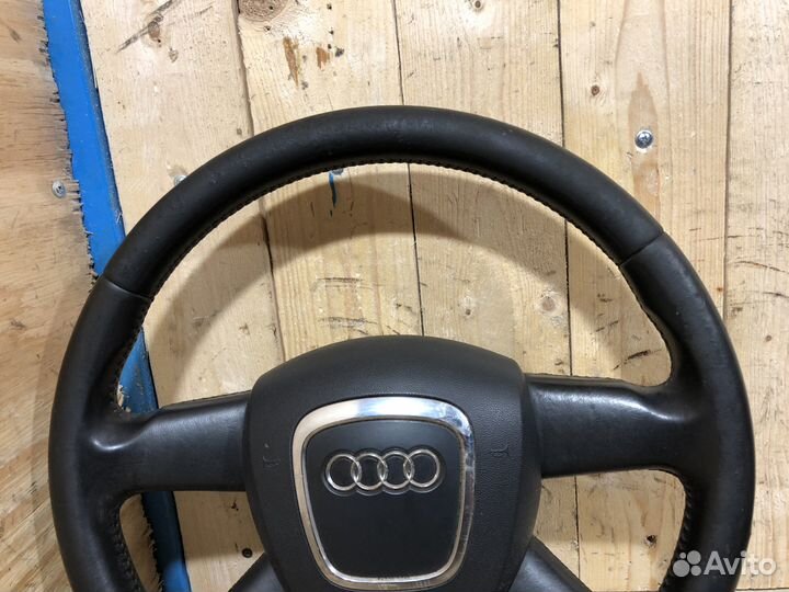 Руль кожаный Audi A4 B7, A3 8P, A6 Арт. 120105