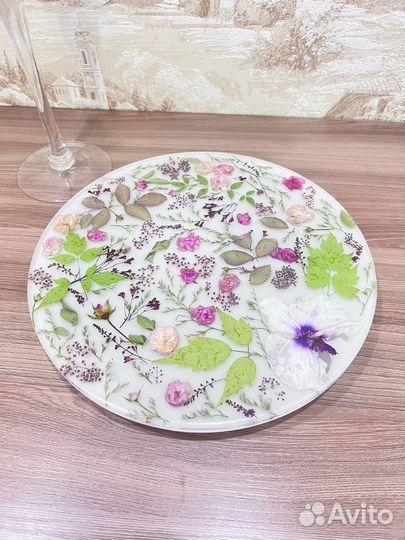 Поднос из эпоксидной смолы