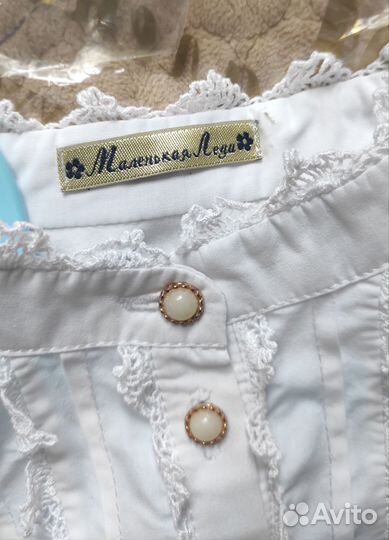 Рубашка для школы Маленькая леди 122/64