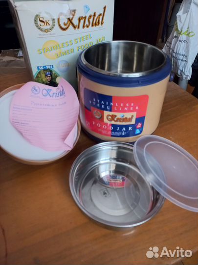 Термос пищевой из нержавеющей стали 1,6 л