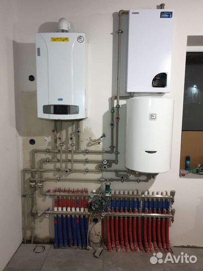 Котельная Отопление Тёплый пол Сантехник