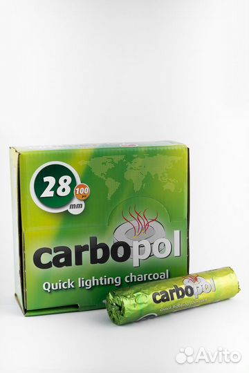 Уголь для кальяна Опт Carbopol 28диаметр