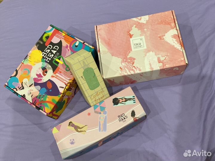 Коробки от косметики tigi