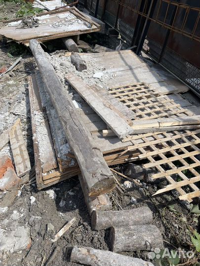 Демонтажные работы, проемы, снос дома, мусор