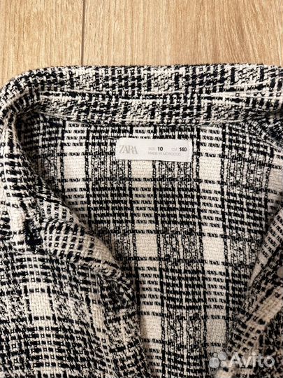 Рубашка zara для девочки 140