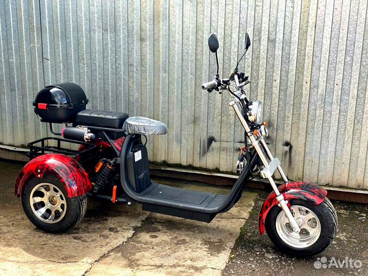 Электро Скутер трайк Citycoco 3000 Ватт