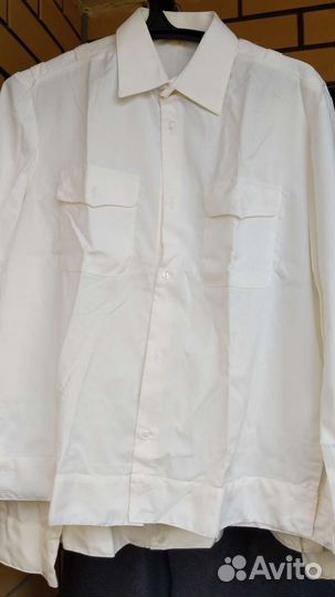 Рубашка милицейская белая