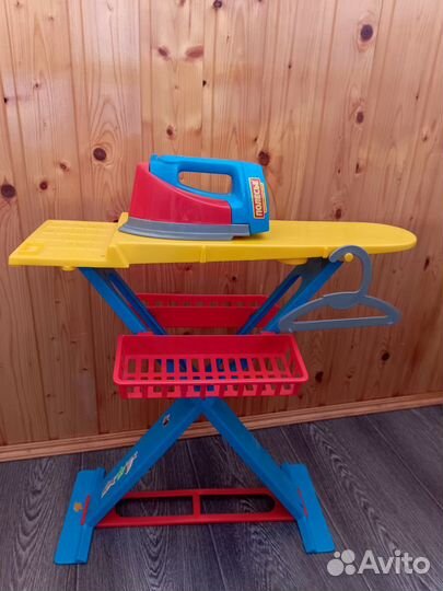 Детская гладильная доска с утюгом Полесье