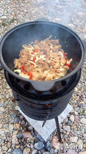 Печь под казан