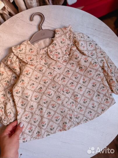 Блузка для девочки hm 80 новая
