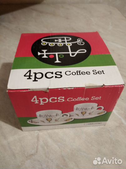 Набор для эспрессо 4 предмета Китай