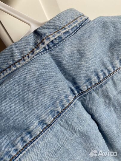 Джинсовая рубашка zara