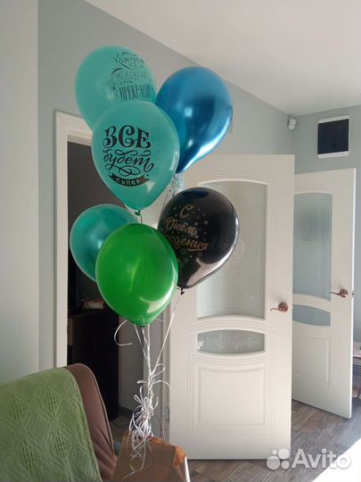 Фонтан из гелиевых шаров (купи ей шарик )