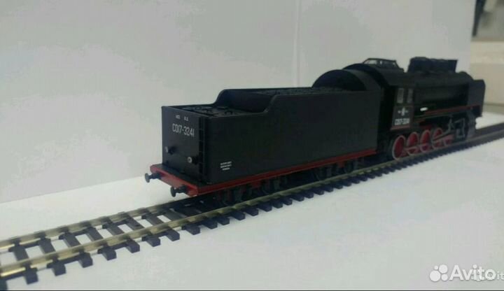 Модель железной дороги паровоз со. сжд