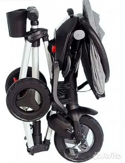 Велосипед трехколесный QPlay nova plus Grey