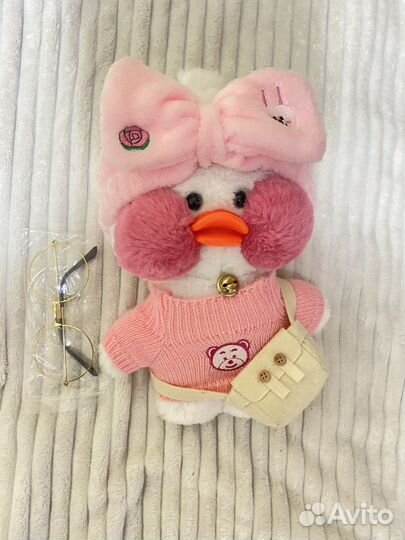 Мягкая игрушка утка Лалафанфан