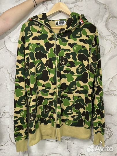 A Bathing Ape Big ABC Camo Shark Full Zip Hoodie
