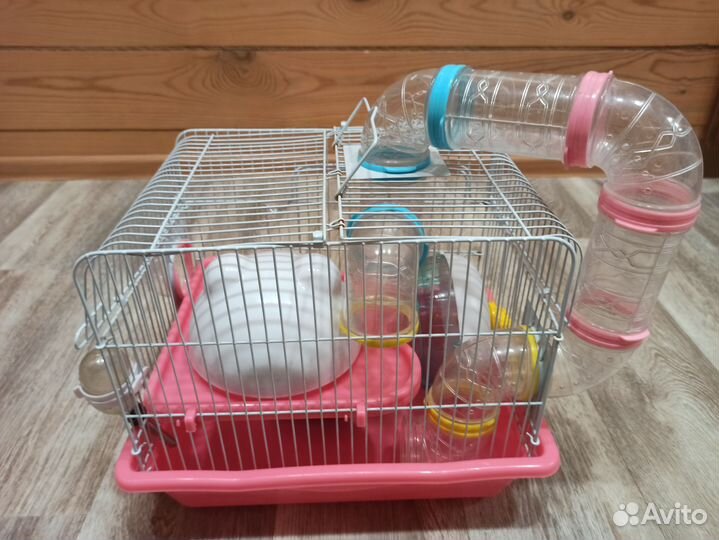 Клетка для хомяка джунгарики и доп вещи