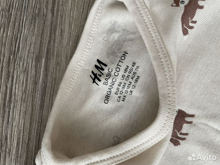 Боди для девочки hm новый 86