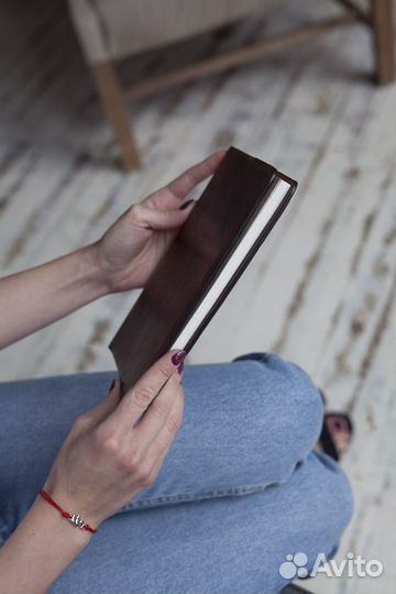 Кожаный ежедневник